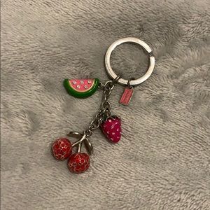 Coach berry key chain